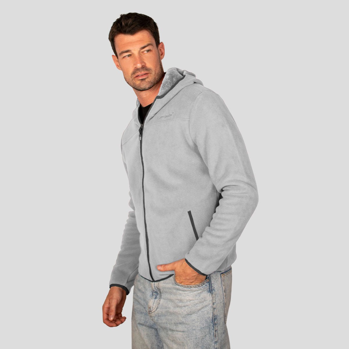 Foto 2 pulgar | Sudadera Greenlander Fleece Para Hombre Con Gorro Fijo Y Forro Polar