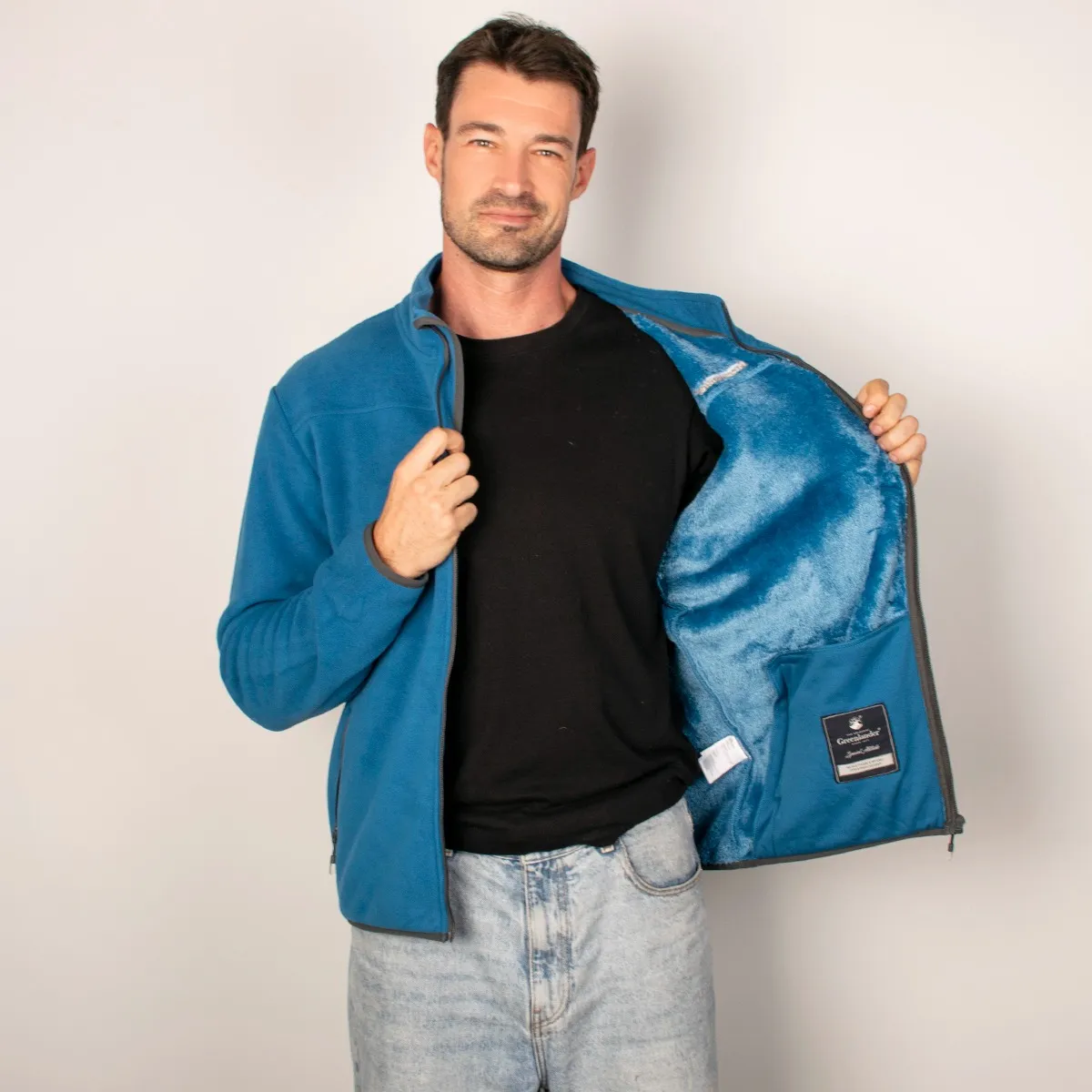 Foto 3 pulgar | Chamarra Greenlander Para Hombre Sudadera Fleece Con Gorro Polar