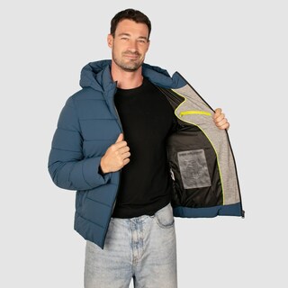 Foto 3 | Chamarra Greenlander Capitonada Con Capucha Para Hombre