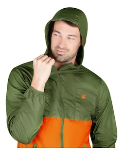 Foto 5 | Rompevientos Ligero Greenlander Para Hombre Con Gorro Fijo