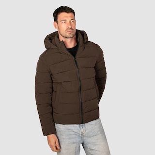 Foto 1 | Chamarra Greenlander Capitonada Con Capucha Para Hombre