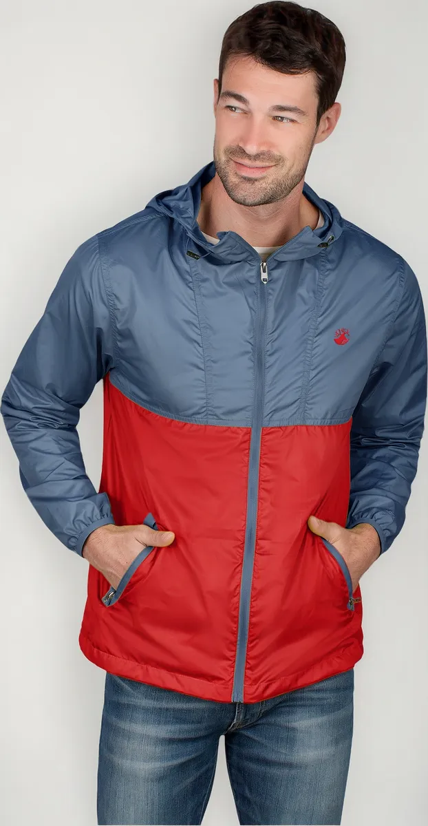 Foto 1 | Rompevientos Ligero Greenlander Para Hombre Con Gorro Fijo