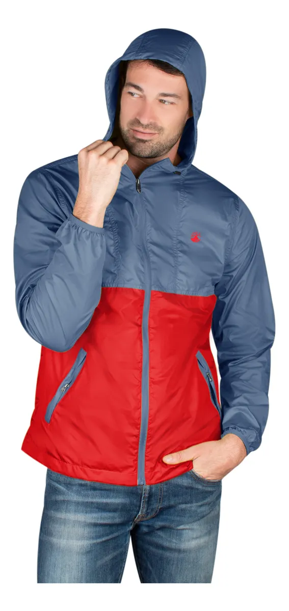 Foto 5 pulgar | Rompevientos Ligero Greenlander Para Hombre Con Gorro Fijo