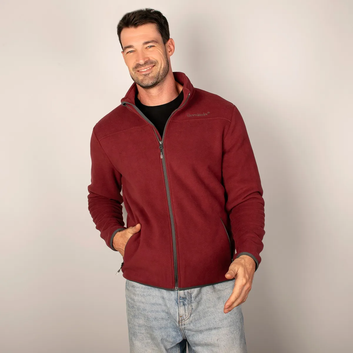 Foto 3 pulgar | Chamarra Greenlander Para Hombre Sudadera Fleece Con Gorro Polar
