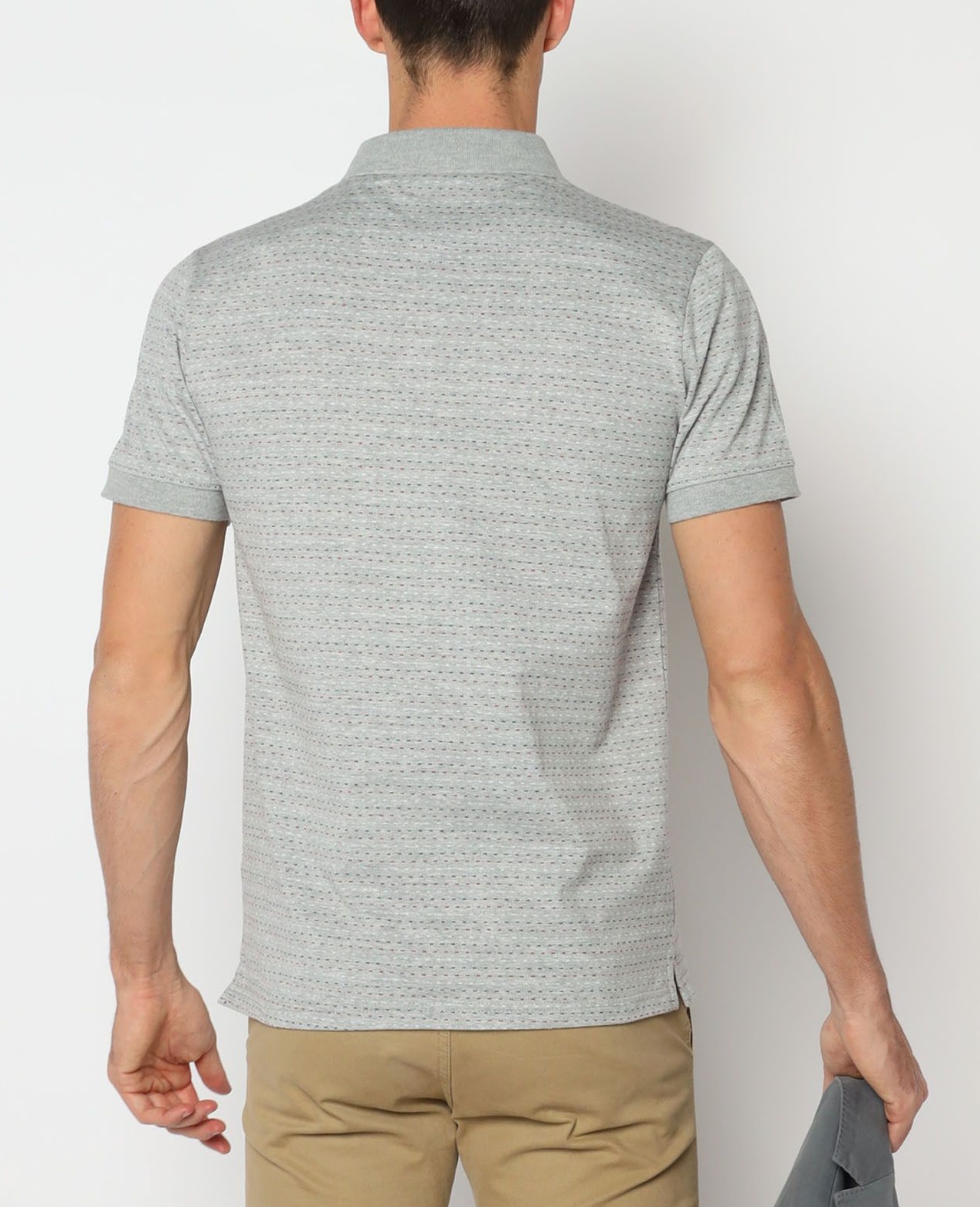 Foto 3 pulgar | Playera Polo Suave de Hombre Stiches & Riverts color Plateado