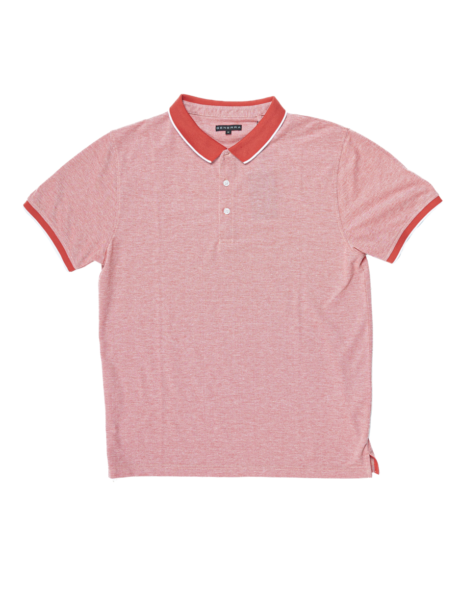 Foto 5 pulgar | Playera Polo para Hombre Manga Corta Generra 318703 color Rojo