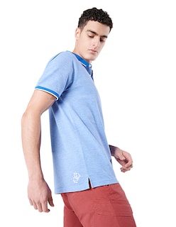 Foto 2 | Playera Polo Generra318703 color Azul para Hombre Manga Corta