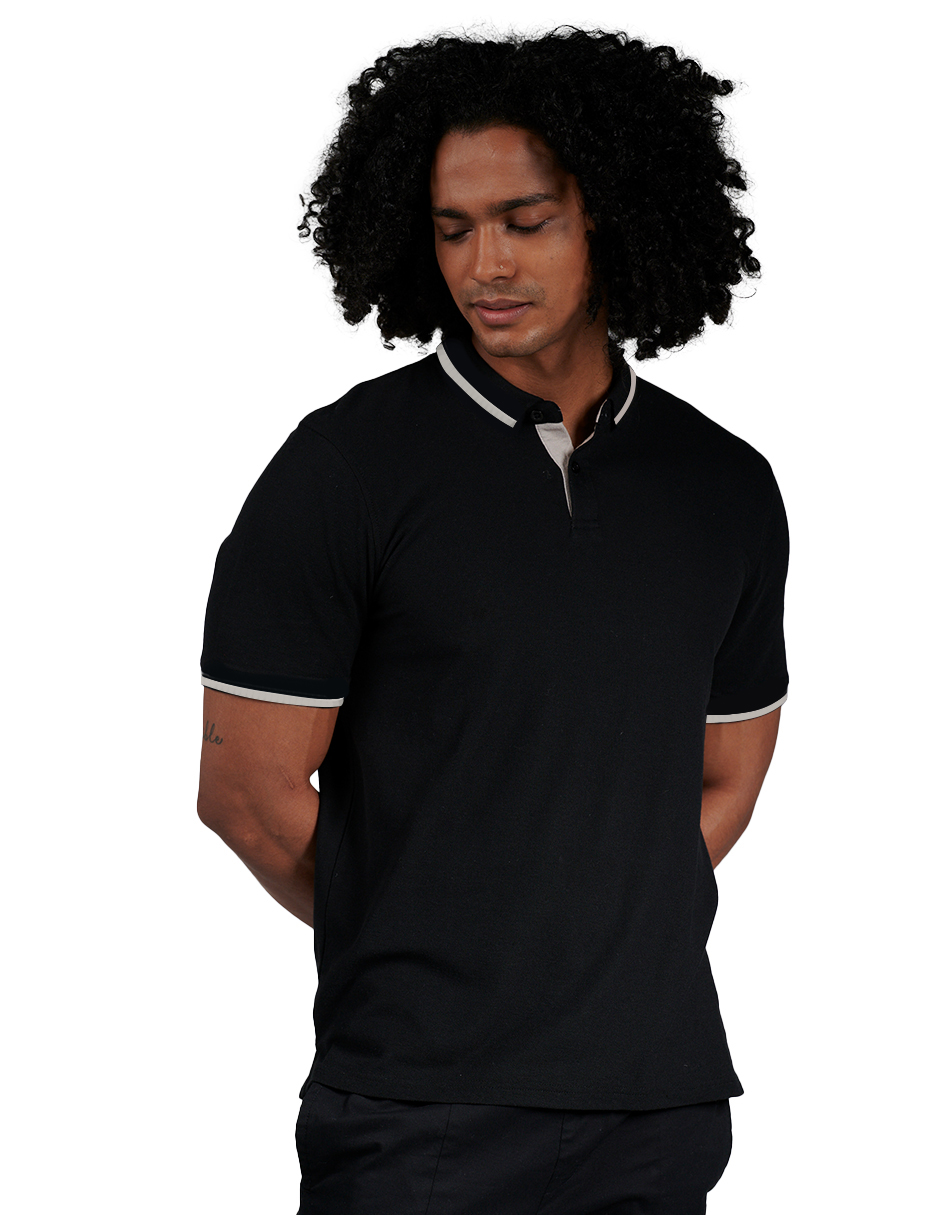 Foto 2 pulgar | Playera tipo Polo Generra 228704 Lisa para Hombre