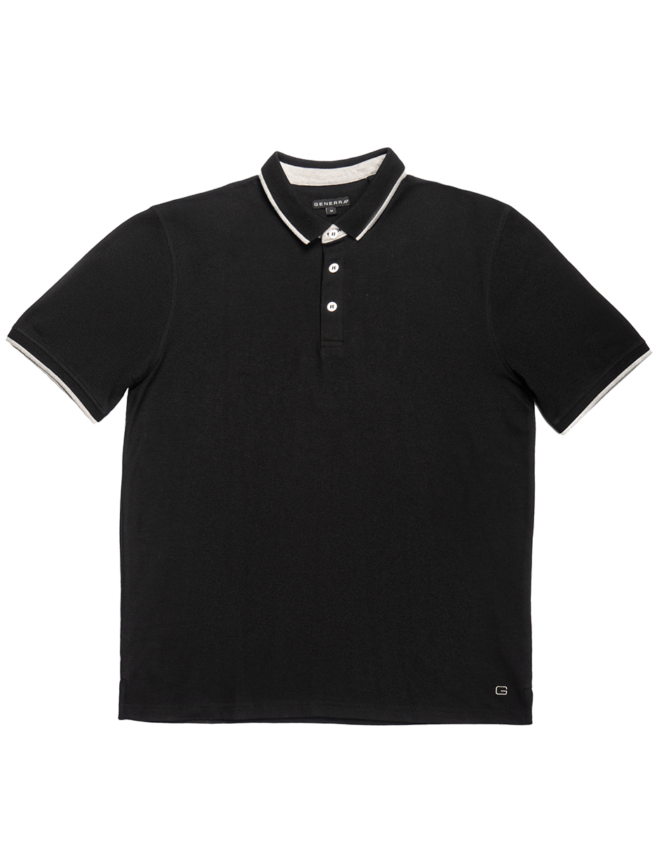 Foto 5 pulgar | Playera tipo Polo Generra 228704 Lisa para Hombre