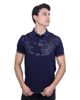 Foto 2 | Playera Polo Pavini P-2054-NAVY color Azul para Hombre