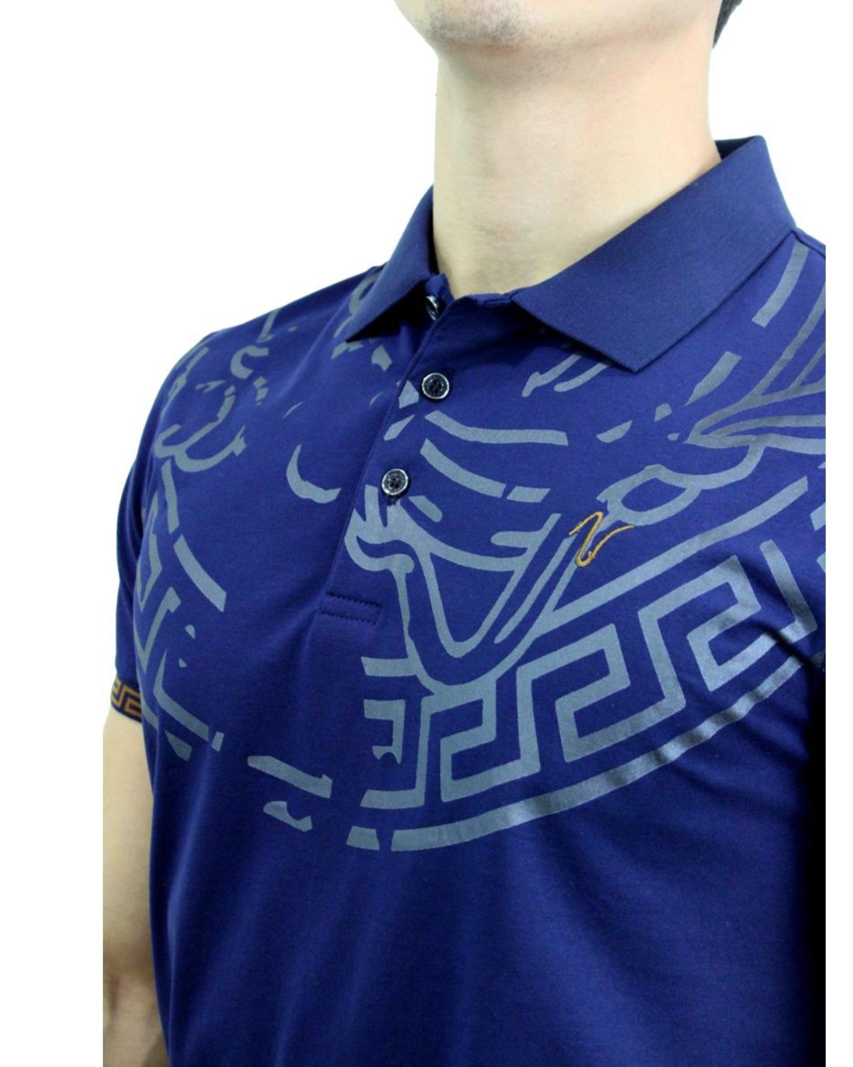 Foto 4 pulgar | Playera Polo Pavini P-2054-NAVY color Azul para Hombre