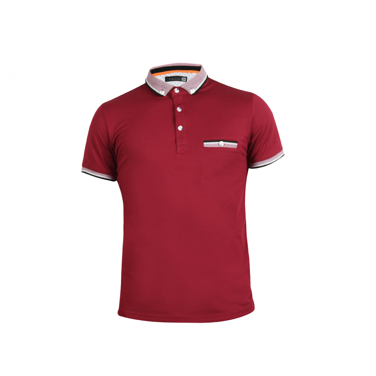 Foto 4 pulgar | Playera Tipo Polo Para Hombre Comoda Botones Moda Slim Fit Chb Chili Beans Color Tinto