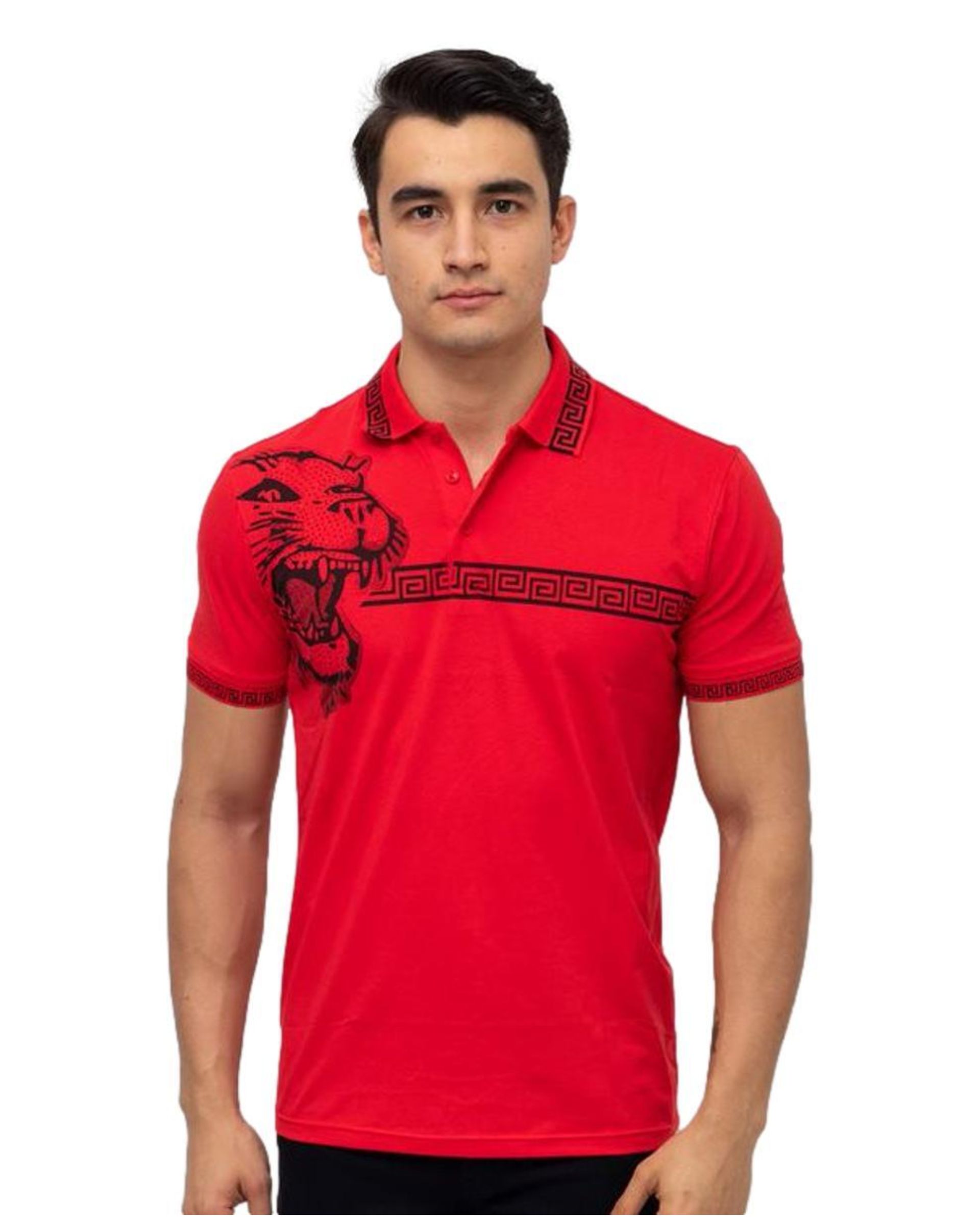 Foto 3 pulgar | Playera Tipo Polo Pavini color Rojo para Hombre