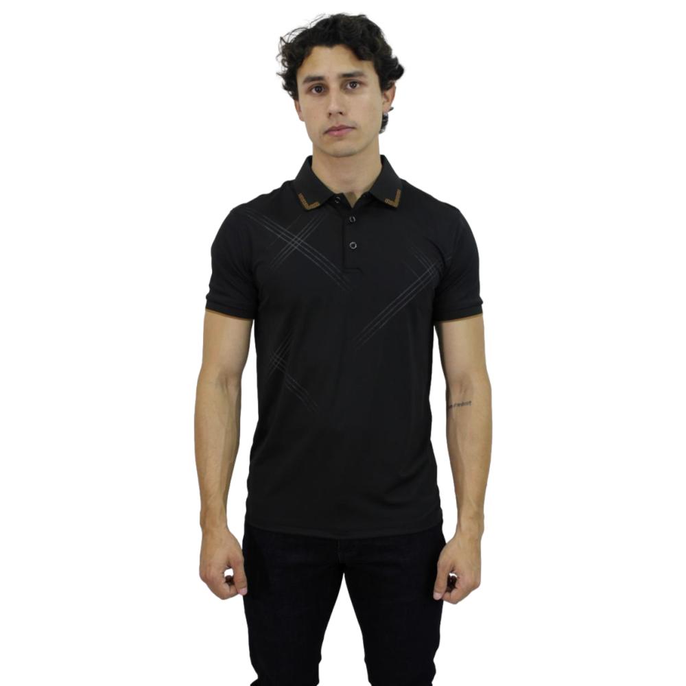 Polo Pavini Pt3045 color Negro para Hombre