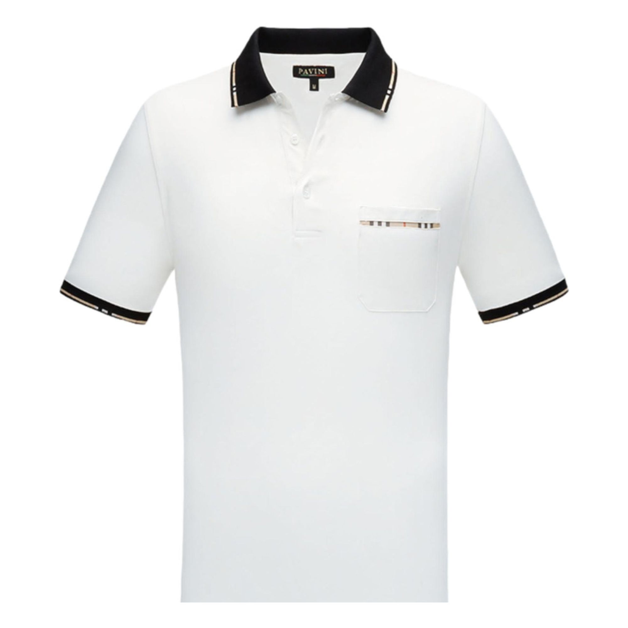 Foto 4 | Polo Pavini Pt1007 color Blanco para Hombre