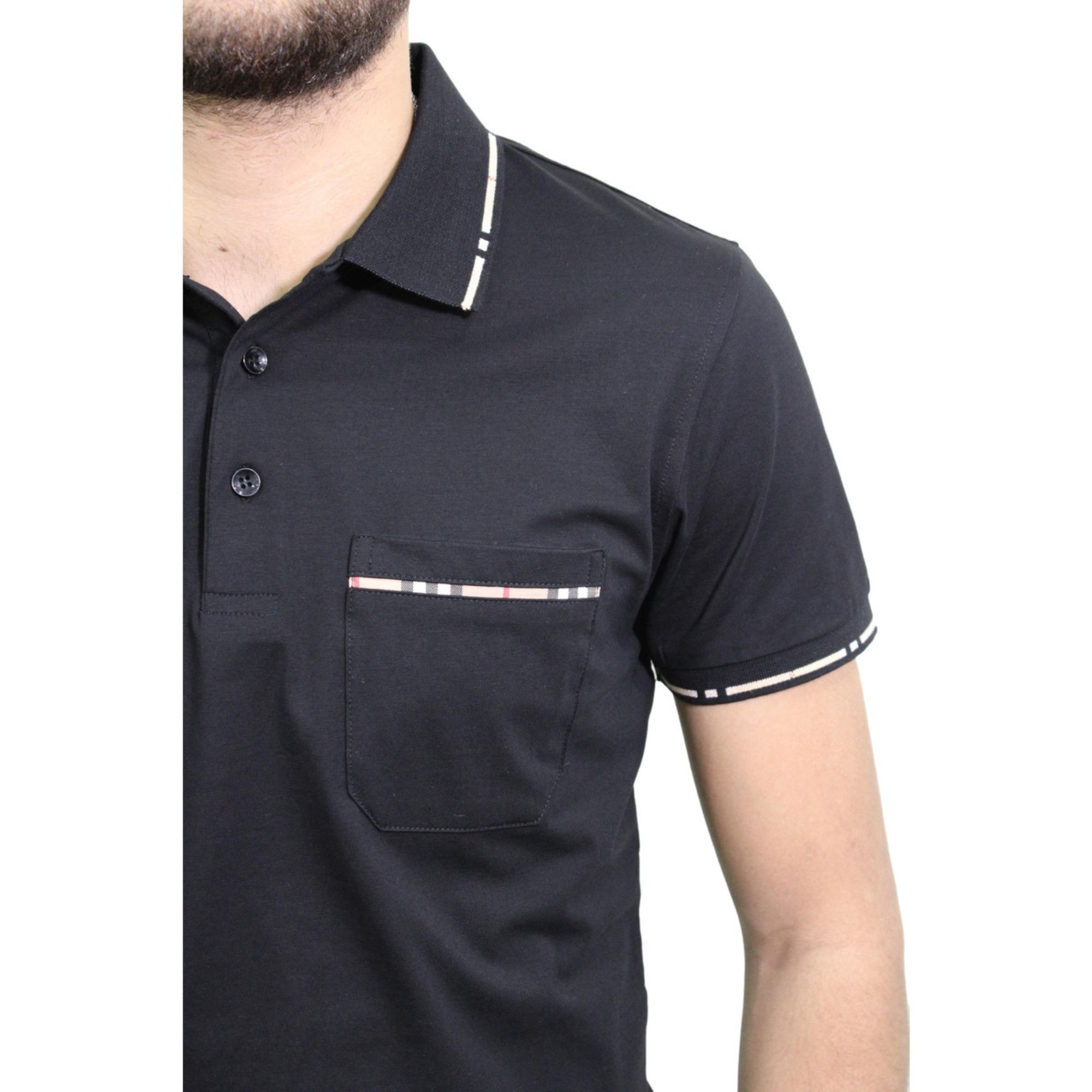 Foto 2 | Polo Pavini Pt1007 color Negro para Hombre