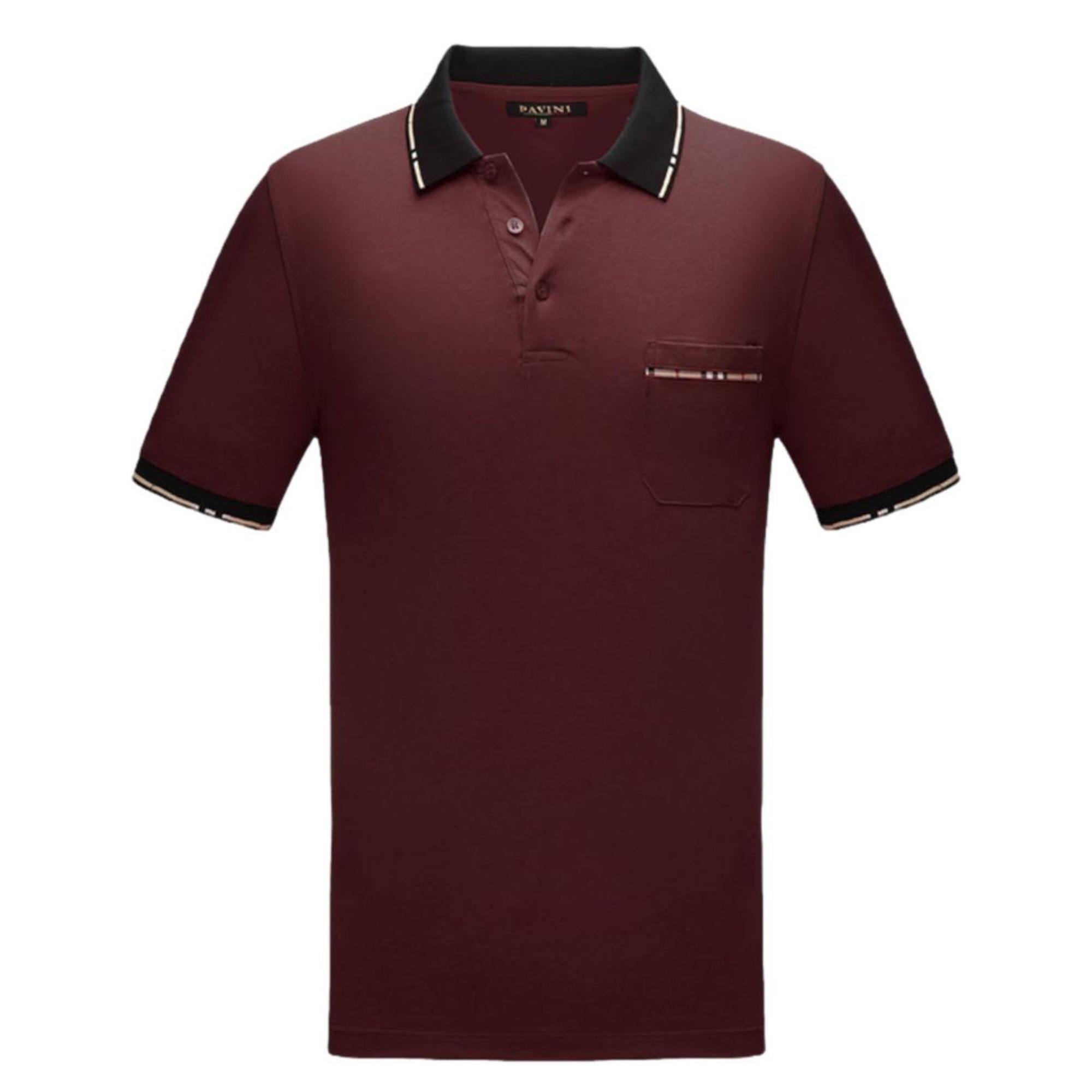 Foto 4 | Polo Pavini Pt1007 color Tinto para Hombre