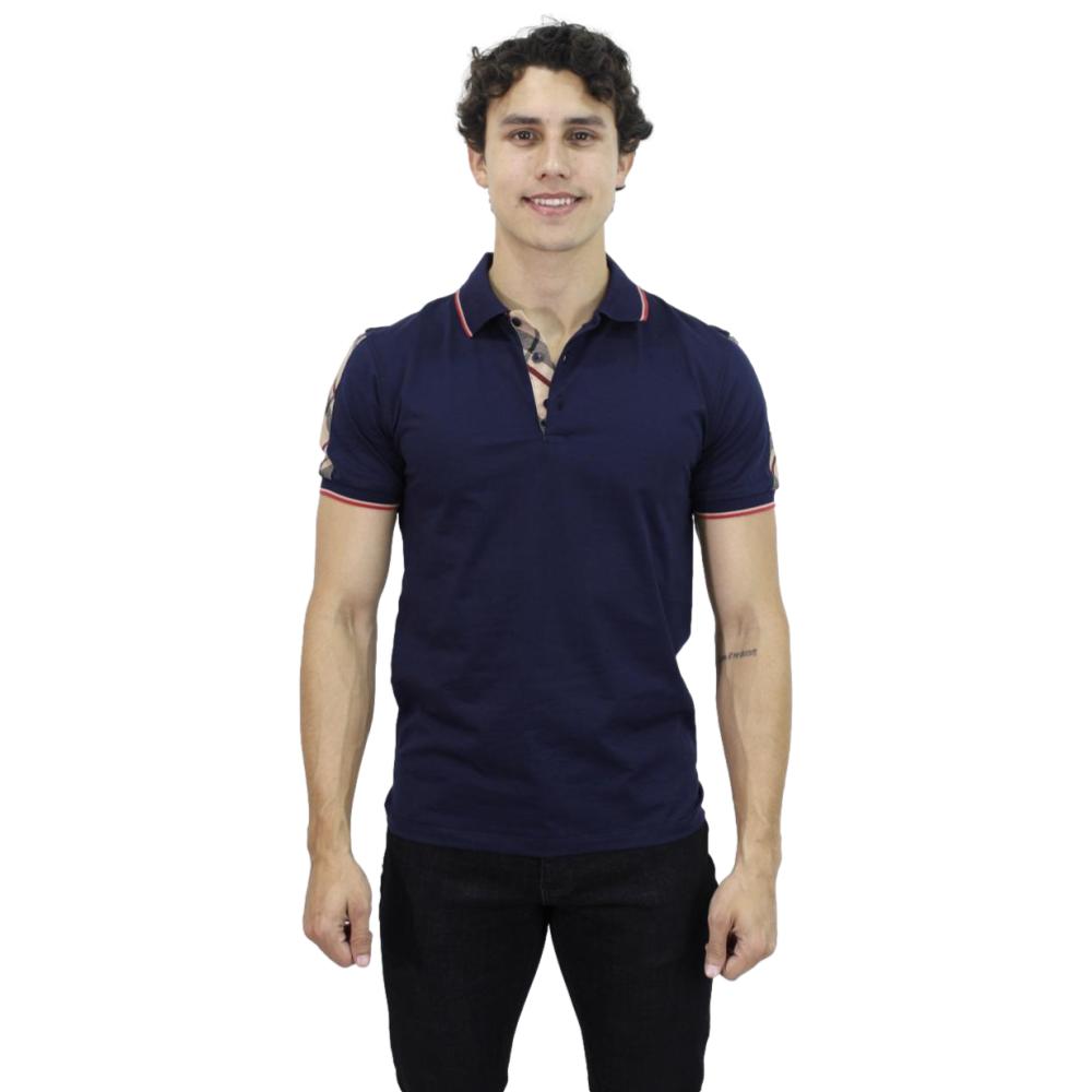 Playera Polo Pavini P-2190 color Azul para Hombre