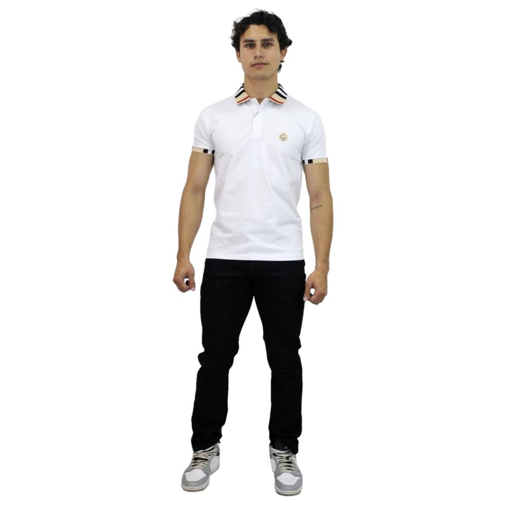 Foto 5 pulgar | Playera Polo Pavini Pt-1022 color Blanco para Hombre