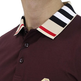 Foto 2 | Playera Polo Pavini Pt-1022 color Vino para Hombre