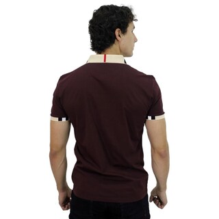 Foto 3 | Playera Polo Pavini Pt-1022 color Vino para Hombre