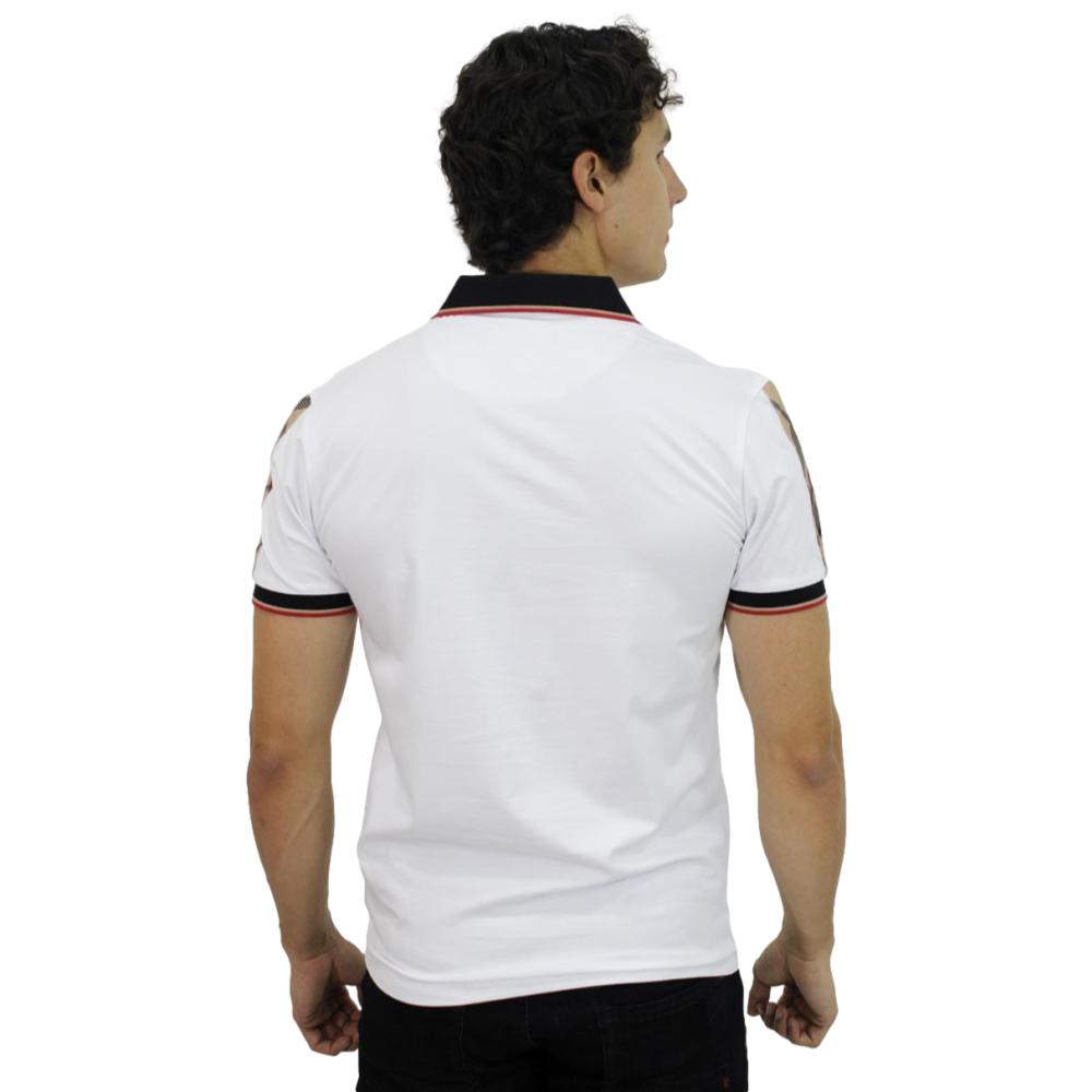 Foto 4 pulgar | Playera Polo Pavini P-2190 color Blanco para Hombre