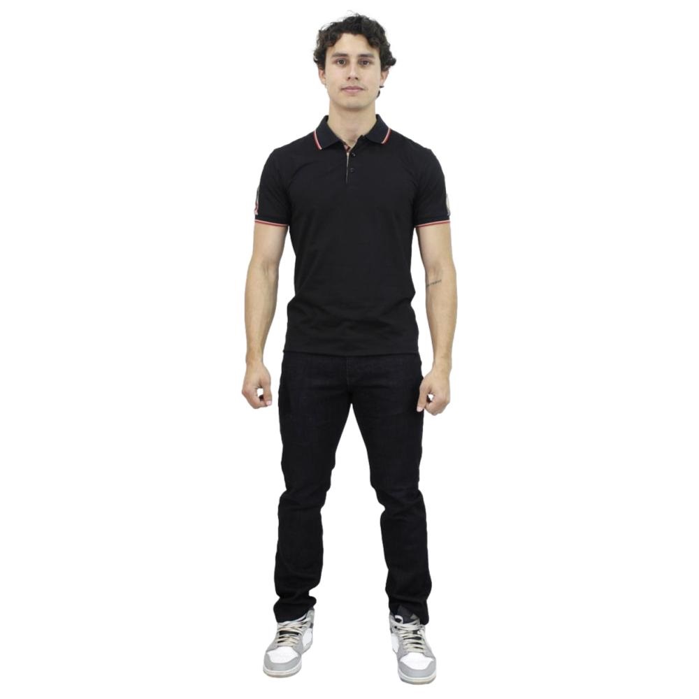 Foto 5 pulgar | Playera Polo Pavini P-2190 color Negro para Hombre