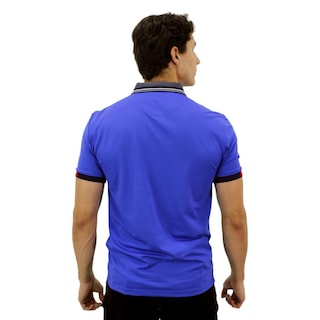Foto 2 | Playera Pavini Tipo Polo De Caballero Lisa Royal P-3020