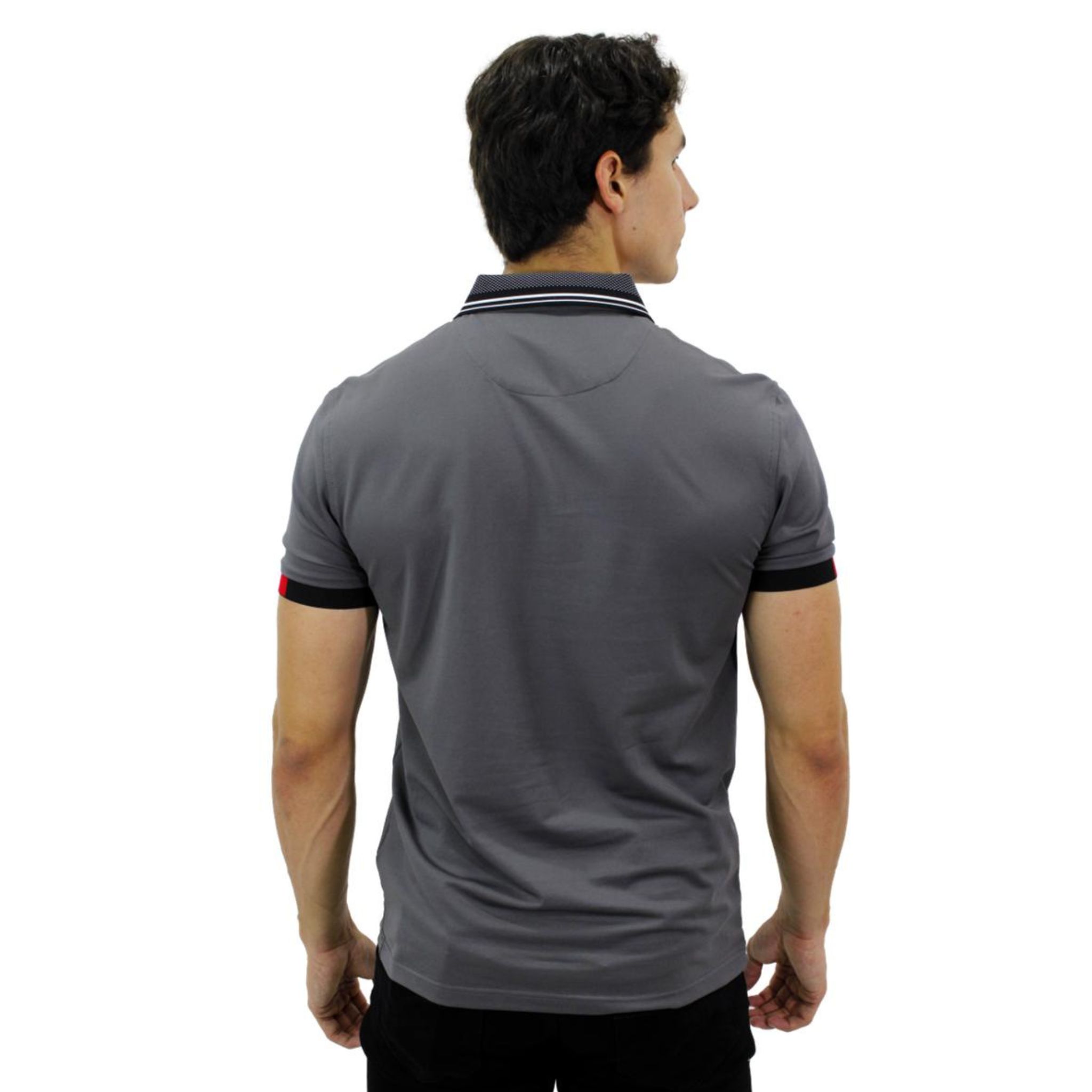 Foto 4 pulgar | Playera Tipo Polo Pavini P-3020-Gray color Gris para Hombre