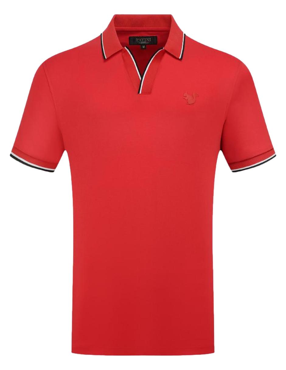 Playera Polo Pavini P-2197-Red color Rojo para Caballero