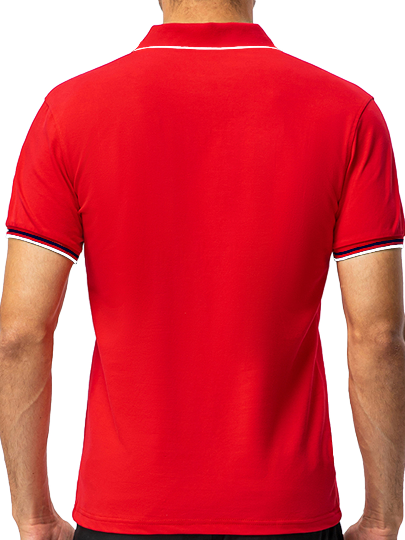 Foto 5 pulgar | Playera Polo Shendy Vendy 255 color Rojo para Hombre