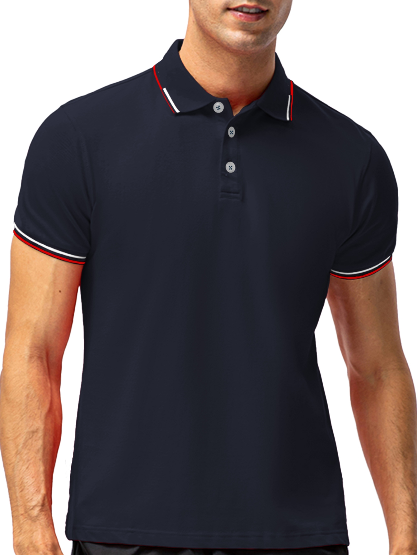 Foto 2 pulgar | Playera Polo Shendy Vendy 255 color Azul para Hombre