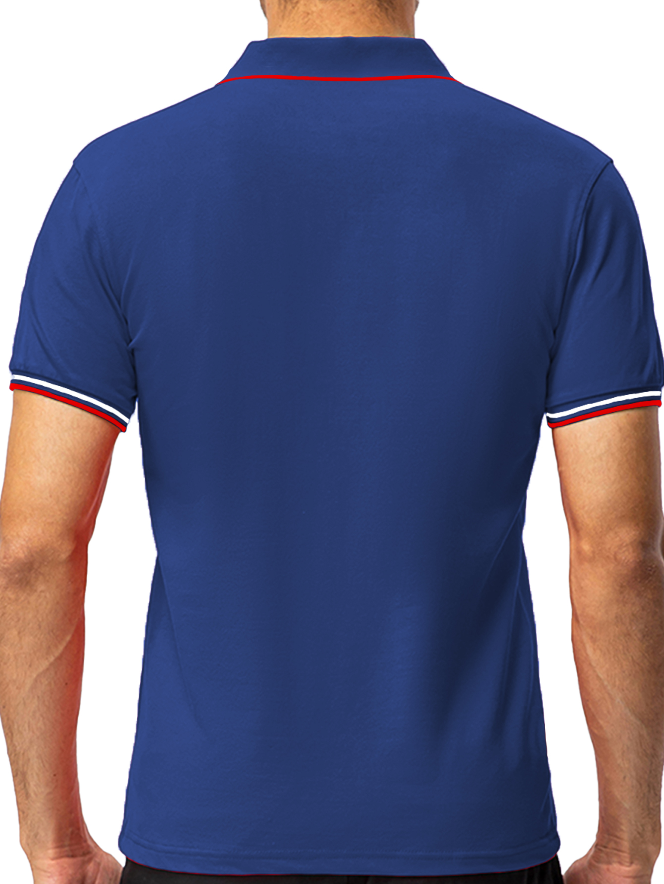 Foto 4 | Playera Polo Shendy Vendy 255 color Azul Rey Manga Corta Casual para Hombre