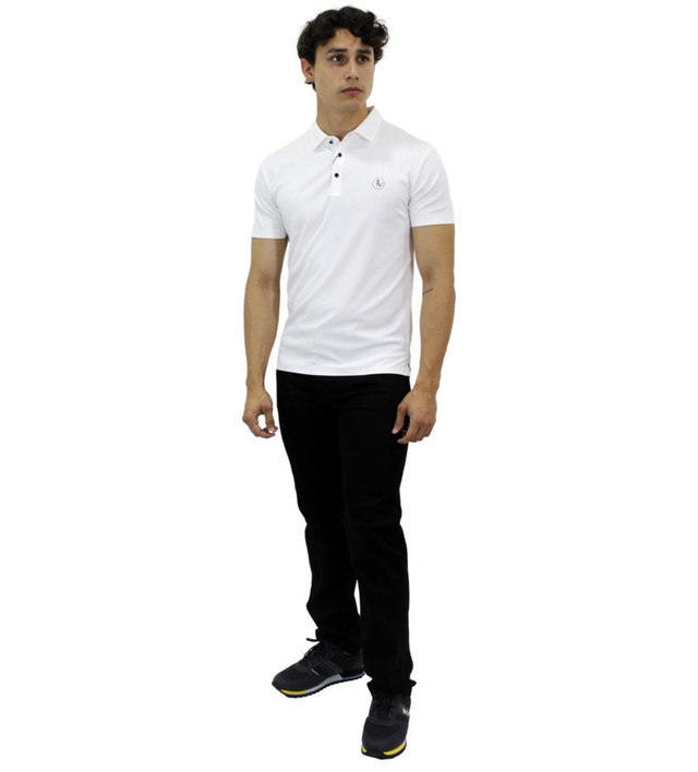 Foto 2 | Playera Polo Hugo Valentino color Blanco para Hombre