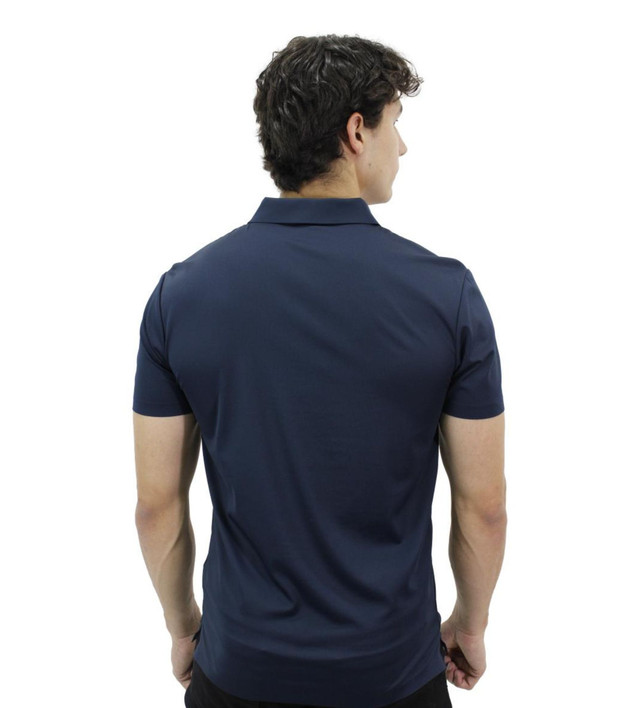 Foto 4 pulgar | Playera Polo Hugo Valentino HV-49-NAVY Azul para Hombre