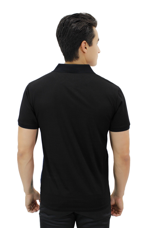 Foto 5 pulgar | Playera Huggo Valentino color Negro para Hombre