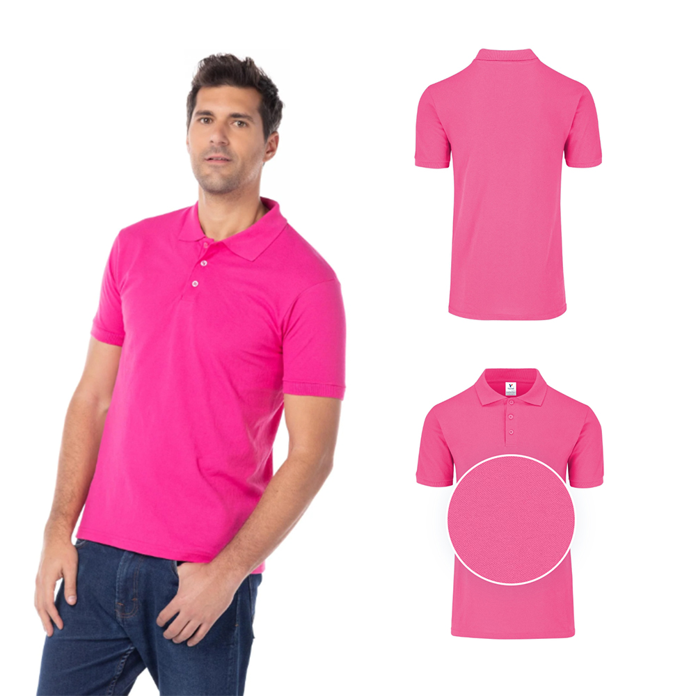 Foto 3 pulgar | Playera Polo Yazbek Fucsia