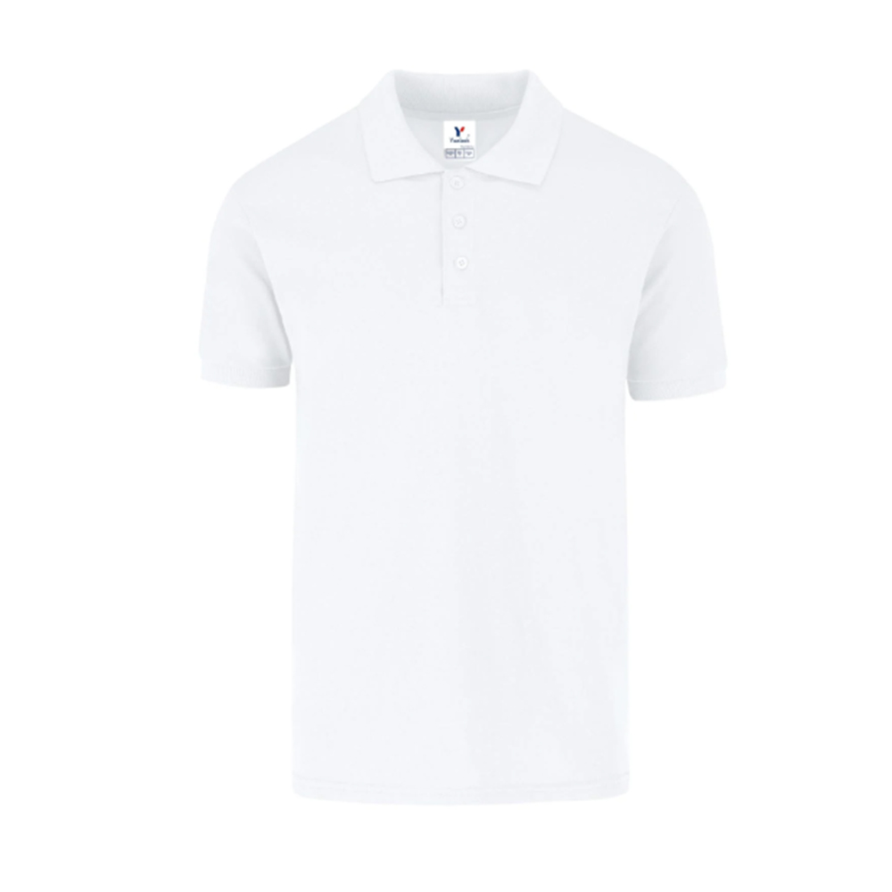 Playera tipo Polo Yazbek Blanco para Caballero