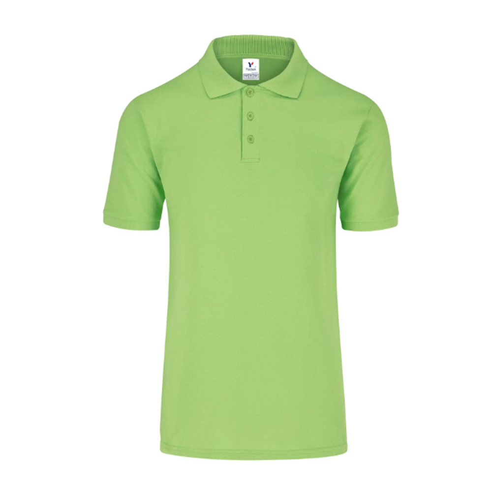 Playera Polo color Lima 50% Algodón y 50% Poliéster para Caballero