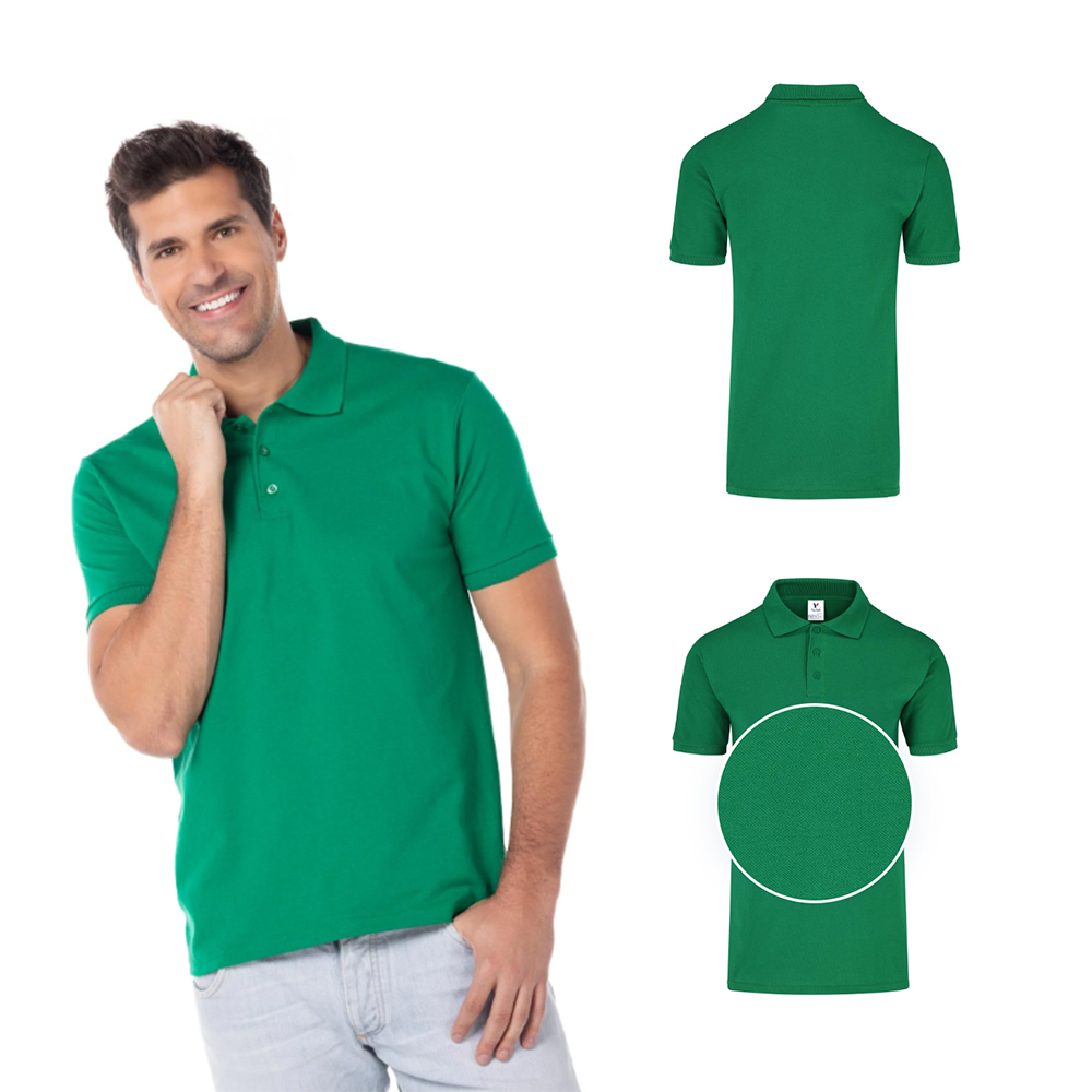 Foto 3 pulgar | Playera Polo Yazbek Verde para Hombre