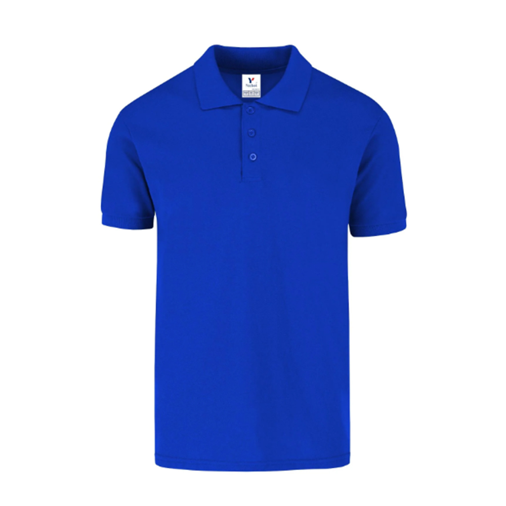 Playera Polo Yazbek Azul 50% Algodón y 50% Poliéster para Caballero