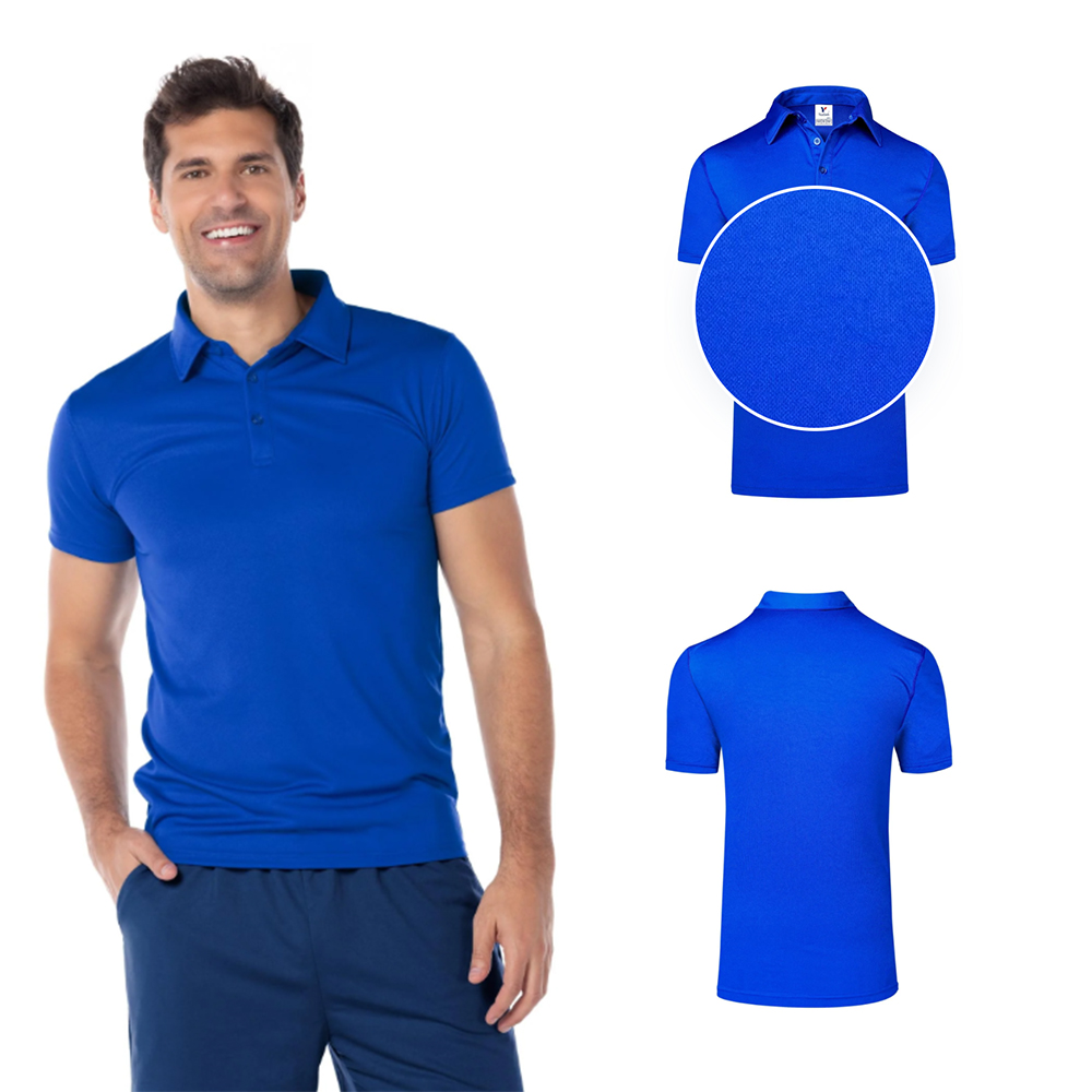 Foto 3 pulgar | Playera Polo Yazbek Azul