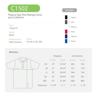 Foto 3 | Playera para Caballero Tipo Polo Blanco