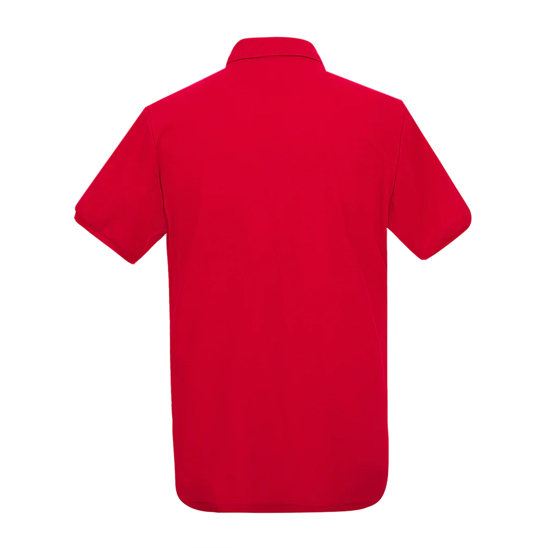 Foto 4 | Playera Polo Roja Clásica Para Caballero Polo Team