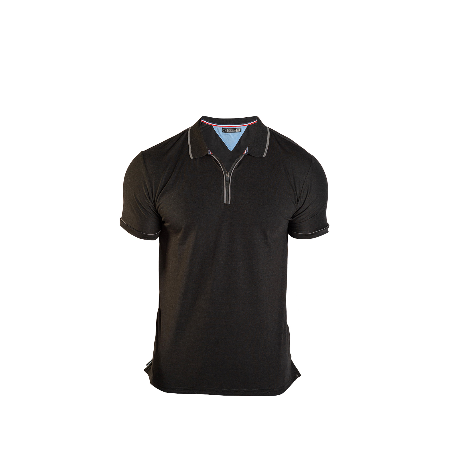 Foto 2 pulgar | Playera Polo CHB Chili Beans Clothing Co. Negra para Hombre