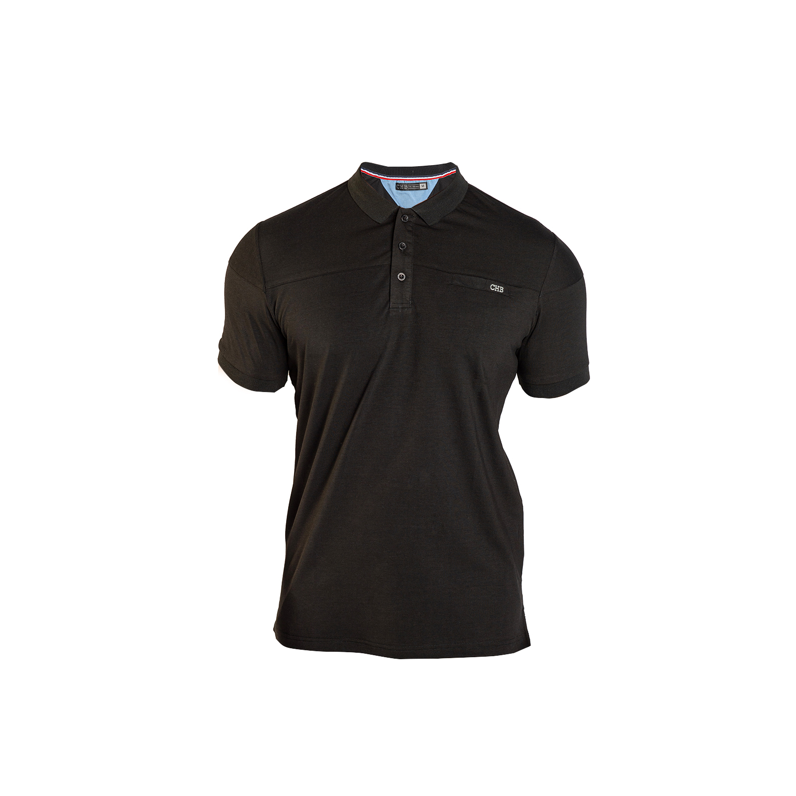 Playera Polo Chb Chili Beans Clothing Co. Basic Negra