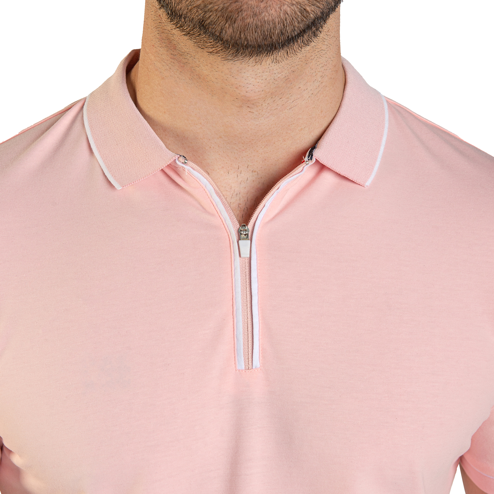 Foto 4 | Playera Polo CHB Chili Beans Clothing Co. Zipbasic Rosa