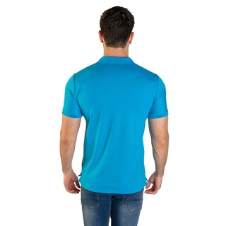 Foto 3 | Playera Polo CHB Chili Beans Clothing Co. Basic Azul Cielo para Hombre