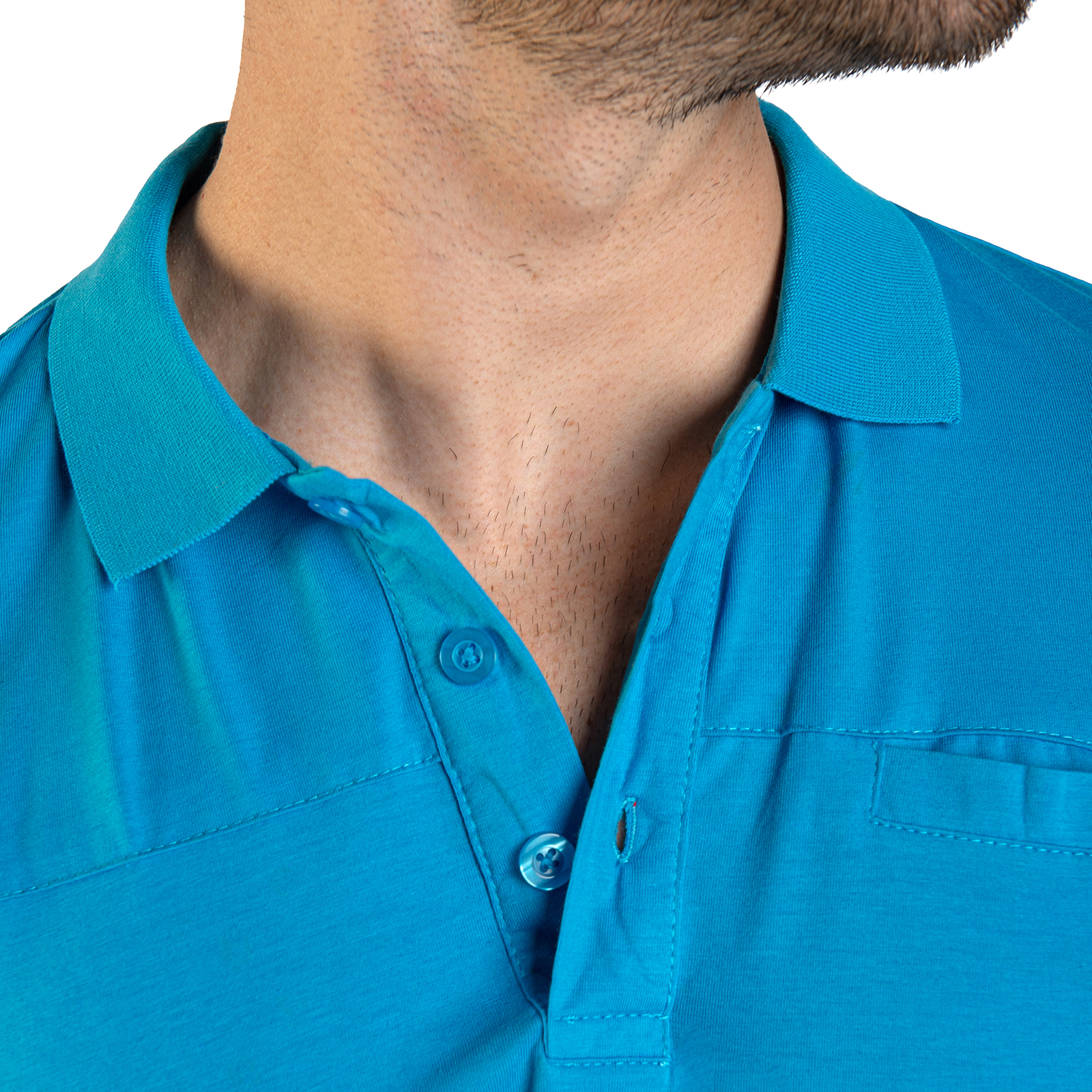 Foto 5 pulgar | Playera Polo CHB Chili Beans Clothing Co. Basic Azul Cielo para Hombre