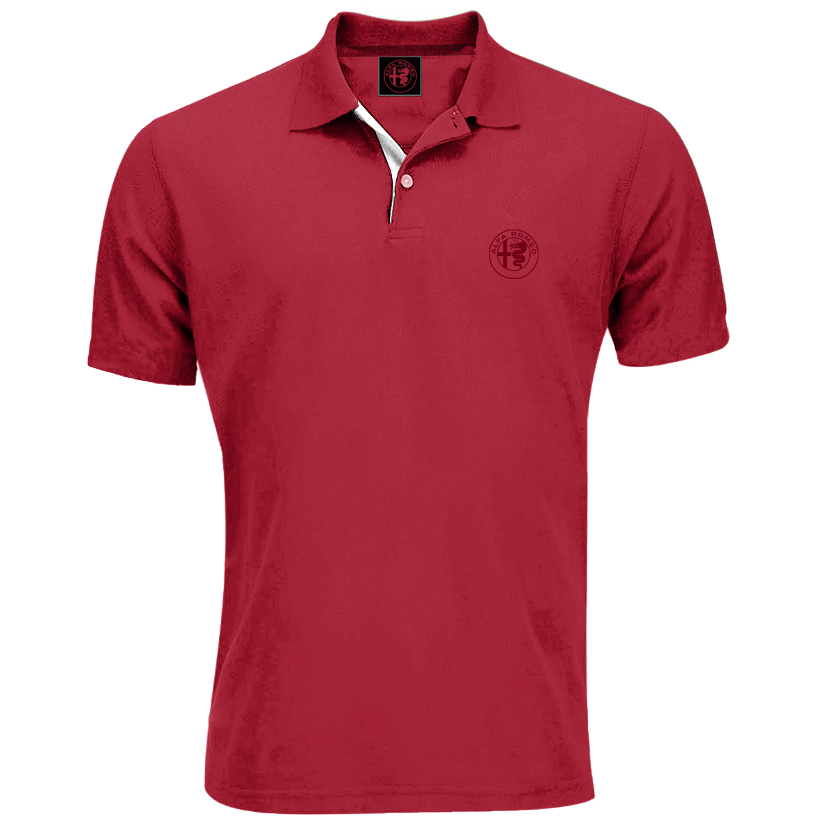 Foto 2 pulgar | Playera Alfa Romeo Logo Al Tono Rojo